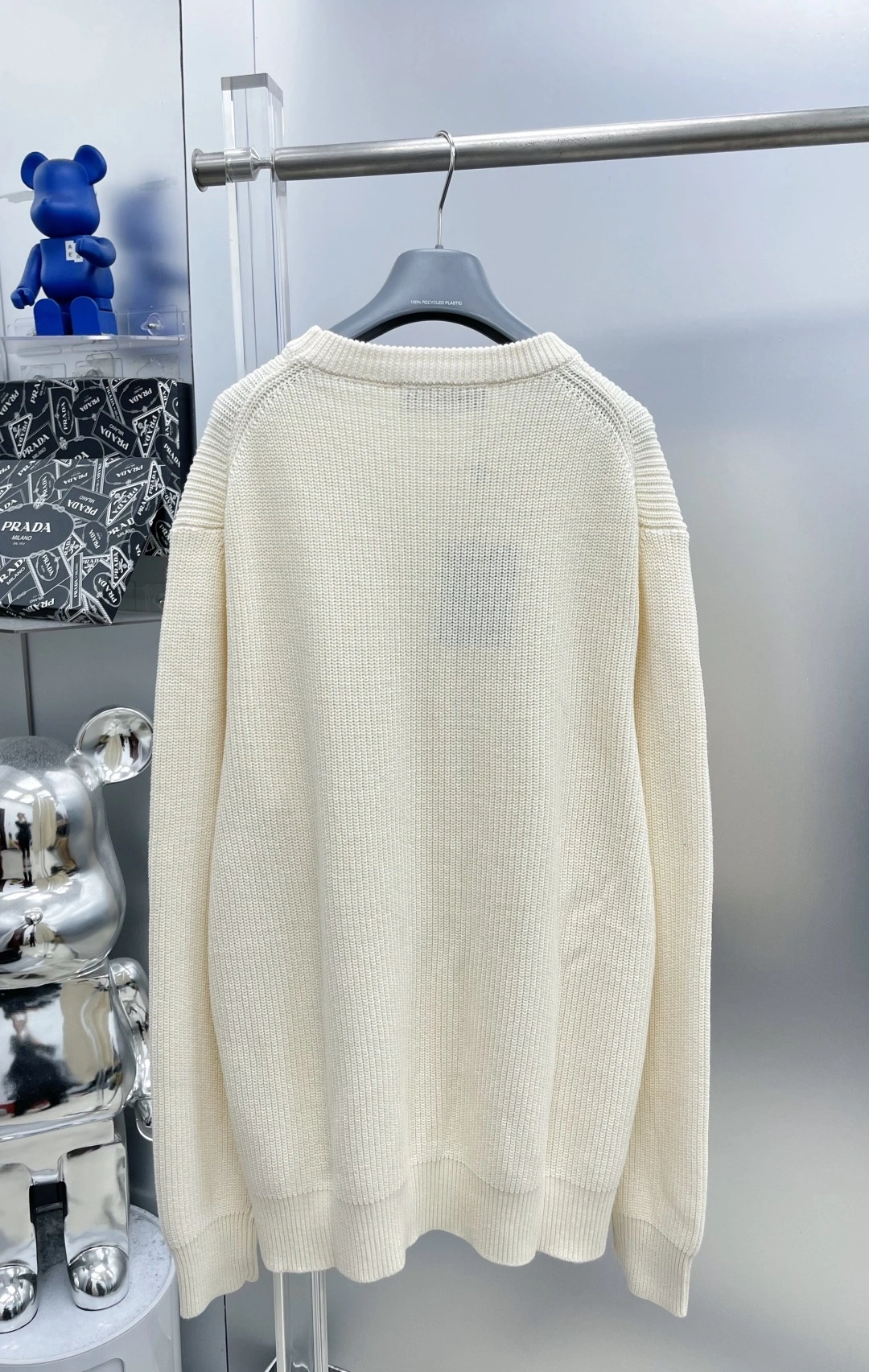 wg.luxury-- 8V embroidery cashmere wool oversize item: E-F000J0202